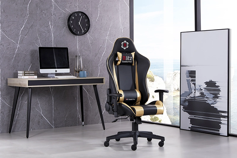 Customized Furniture Gaming Reclinering Silla Gamer Leather Chair Adjustable Manager PU Leather Office Respawn