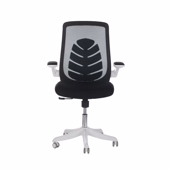 회사원 사무실 의자 알루미늄 기초를 가진 중간 뒤 메시 직물 의자 가구